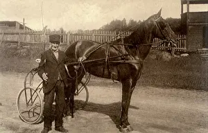 Reins: Elderly Man and Horse