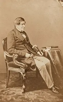 Lyndhurst: Elderly Victorian man sitting in a chair