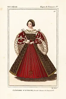 Castille: Eleanor of Austria, second wife to King Francis