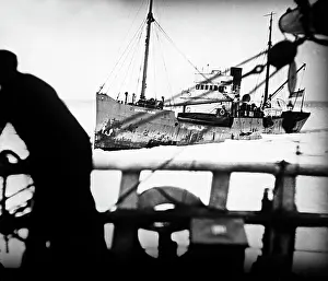 Byrd: The Eleanor Boling in the ice pack, Byrd Expedition