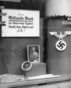 Hangs: Election campaign for the referendum in Vienna, 1938