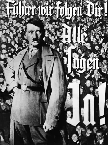 Consolidated: Election poster for Adolf Hitler, 1934