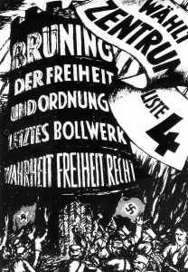 Truth: Election poster of the Centre Party, 1932