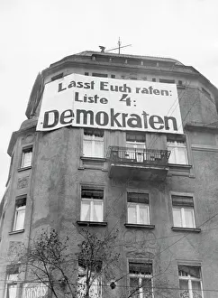 Democrat: Election poster of the DDP, around 1929