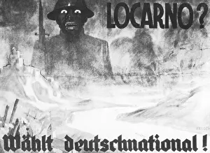 Threatens: Election poster of the DNVP, 1928