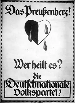 Heals: Election poster of the DNVP