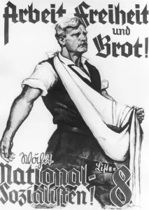 Appears: Election poster of the NSDAP, 1932