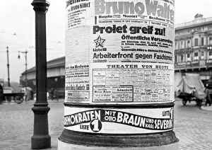 Campaigns: Election poster on the occasion of the Prussian