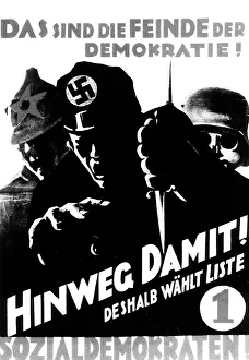Motif: Election poster of the SPD