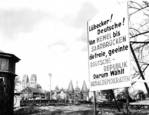 Holsten: Election poster of the SPD