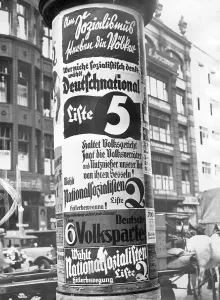 Think: Election posters in advance of the general election, 1932
