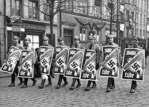 Canvassing: Election propaganda of the NSDAP on the occasion