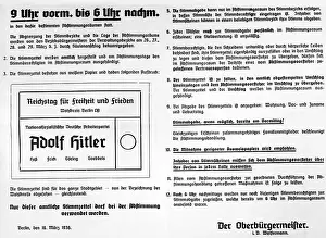 Ballots: Election regulation with ballots for the Reichstag elect