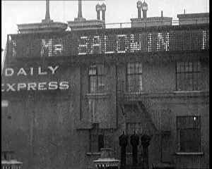 Asquith: Election Results Being Flashed Across A Screen