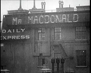 Asquith: Election Results Being Flashed Across A Screen