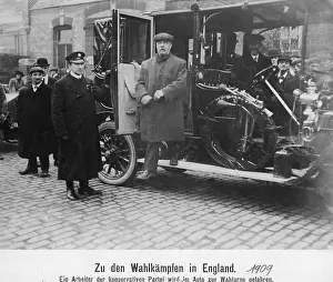 Chauffeur: Elections in Great Britain, 1909