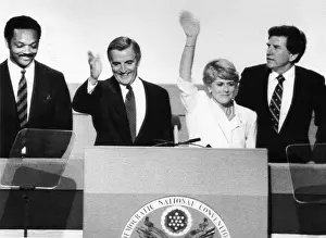 Congresswoman: US Elections. From left: Reverend Jesse ?