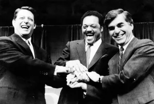 Dukakis: US Elections. From left: US Senator (and ?