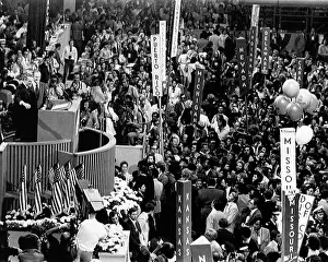 Nominations: US Elections. At podium, from left: US ?