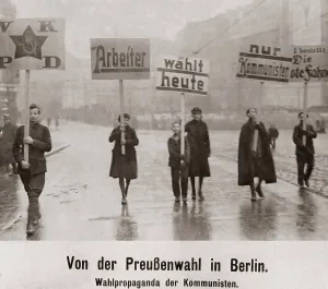 Electoral: Electoral propaganda of the KPD, 1921