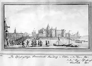 Stables: Electoral residence in Berlin, around 1690