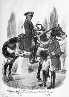Coachman: Electoral Saxon post rider and Postillon