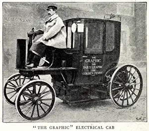 Advertised: Electric cab 1897