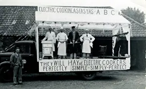 Float: Electric Cooker - Oven Advertising Float, Great Finborough
