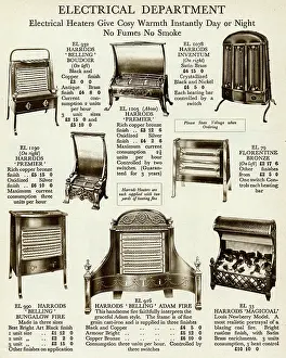 Harrods: Electric Fires 1929