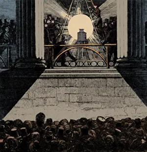 Streetlamp: Electric Light Demonstration, London, 1848