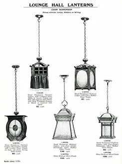 Fixtures: Electric Light Fixtures catalogue, Lounge Hall Lanterns
