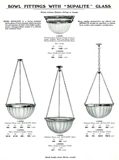 Fixtures: Electric Light Fixtures catalogue, Supalite Bowl Fittings