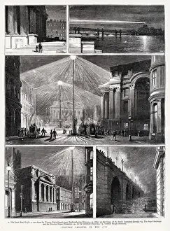 Cathdral: Electric lighting in the city 1881