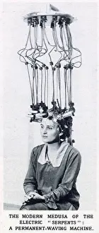 Contraption: Electric Permanent Waving Machine 1928