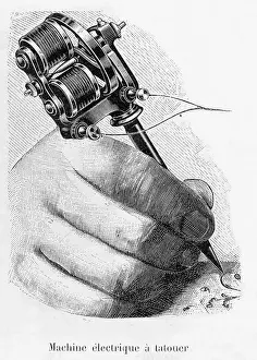 Invents: ELECTRIC TATTOOER