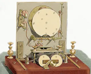 Clement: Electric telegraph receiver by Foy and Breguet