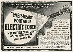 Flashlight: ELECTRIC TORCH AD 1902