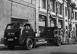 Basis: Electric tractor of the Bewag, 1935