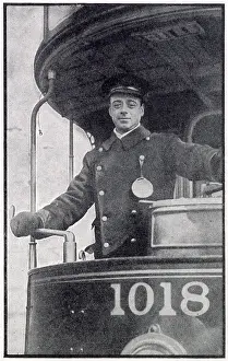 1018: Electric Tram Driver 1910
