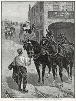 Improvements: Electric tramway to take over horse-drawn buses 1897