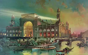 C1892: Electrical building. World's Columbian exposition
