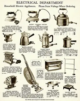 Irons: Electrical Magnet appliances 1929