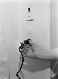 Sockets: Electrical outlets in an American home during ?