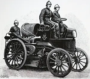Electrically: Electrically powered fire pump used by the Paris