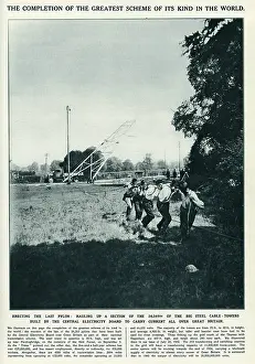 Pylons: Electricity plyon erected 1933