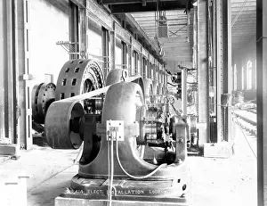 Westinghouse: Electricty. Westinghouse belt-driven exciters ?