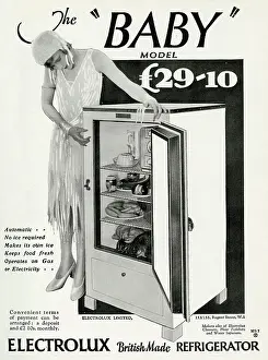 Refrigeration: Electrolux Baby fridge advertisement