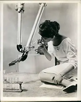 Vivienne: Electronic instrument by Pye lights cigarette at exhibition