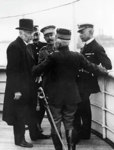 Salonica: Eleftherios Venizelos on board Hesperis, Salonika, WW1