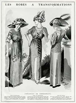 Pleated: Elegant dresses 1912